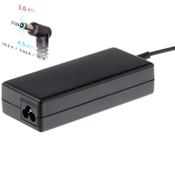 Akyga notebook power adapter AK-ND-26 19.5V/4.62A 90W 4.5x3.0 mm + pin HP adaptateur de puissance & onduleur Intérieure Noir