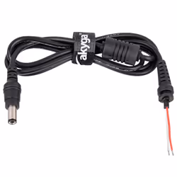 Akyga AK SC 06 Replacement DC Cable for Notebook Power Pack Black, 1,2 m