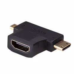 Akyga AK-AD-23, HDMI, miniHDMI / microHDMI, Noir