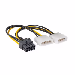 Akyga AK-CA-29, Universel, Support de carte graphique, Noir, Blanc, Jaune, Pologne, 80 mm, 110 mm