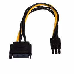 Akyga AK-CA-30, 0,15 m, SATA III, Mâle/Femelle, Noir, Jaune, 14,8 g, 1 pièce(s)