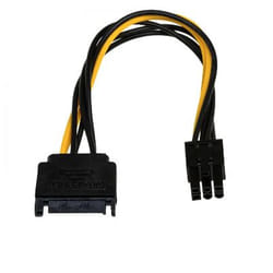 Akyga AK-CA-30 câble SATA 0,15 m Noir, Jaune