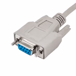 Akyga AK-CO-01 changeur de genre de câble RS232 Blanc