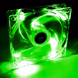 Akyga AW-12A-BG, Ventilateur, 12 cm, 1000 tr/min, 20 dB, 66 cfm, Transparent