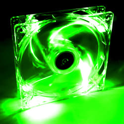 Akyga AW-12A-BG système de refroidissement d’ordinateur Boitier PC Ventilateur 12 cm Transparent 1 pièce(s)