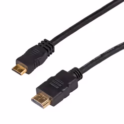Akyga AK-HD-10M câble HDMI 1 m HDMI Type A (Standard) HDMI Type C (Mini) Noir