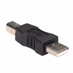 Akyga AK-AD-29 changeur de genre de câble USB-A USB-B Noir