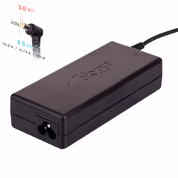 Akyga AK-ND-27, Ordinateur portable, Intérieure, 100-250 V, 55 +/- 5 Hz, 90 W, 19 V