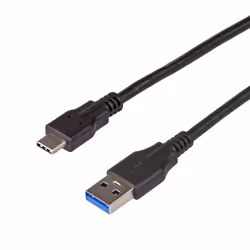 Akyga AK-USB-15, 1 m, USB C, USB A, USB 3.2 Gen 1 (3.1 Gen 1), Noir