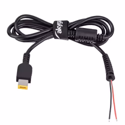 Akyga AK-SC-10 Ersatz-DC-Kabel für Notebook-Netzteil Schwarz, 1,2 m