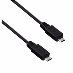 Akyga AK-USB-17, 0,6 m, Micro-USB B, Micro-USB B, USB 2.0, Noir