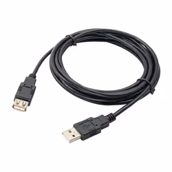 Akyga AK-USB-19, 3 m, USB A, USB A, USB 2.0, Noir