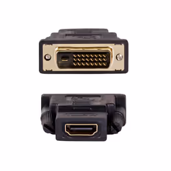 Akyga Adapter AK-AD-41 DVI-D Dual link M - HDMI F black color - Adapter - Digital/Display/Video DVI 24+1 Noir - Vue supplémentaire 4