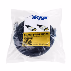 Akyga AK-HD-100P câble HDMI 10 m HDMI Type A (Standard) Noir