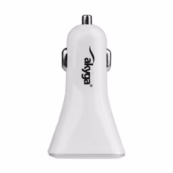 Akyga AK-CH-08 chargeur d'appareils mobiles Téléphone portable, Tablette Blanc USB Charge rapide Auto