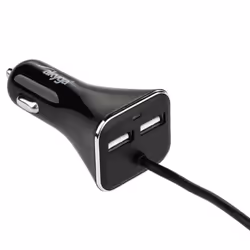 Akyga AK-CH-10 chargeur d'appareils mobiles Téléphone portable, Smartphone, Tablette Noir Allume-cigare Auto