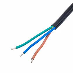 Akyga Power cable AK-OT-01A with open tin CEE 7/7 250V/50Hz 1.5m Noir 1,5 m CEE7/7