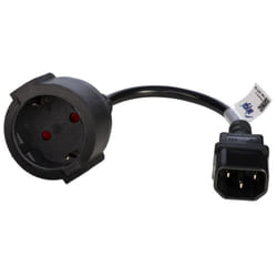Akyga AK-PC-10A câble électrique Noir 0,15 m CEE7/4