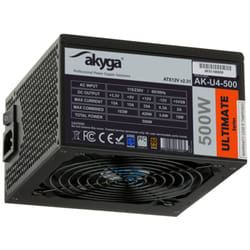 Akyga AK-U4-500 unité d'alimentation d'énergie 500 W 20+4 pin ATX ATX Noir
