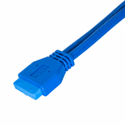 Akyga AK-CA-62 câble USB 65 m USB 3.2 Gen 1 (3.1 Gen 1) USB 3.0 19-pin 2 x USB 3.0 Bleu