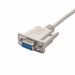 Akyga AK-CO-04 changeur de genre de câble RS-232 Blanc