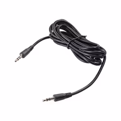 Akyga AK-AV-12 changeur de genre de câble Male miniJack Noir