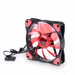 Akyga AW-12C-BR système de refroidissement d’ordinateur Boitier PC Ventilateur 12 cm Noir 1 pièce(s)