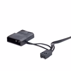 Akyga AW-12C-BR système de refroidissement d’ordinateur Boitier PC Ventilateur 12 cm Noir 1 pièce(s)