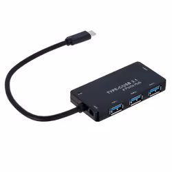 Akyga AK-AD-52 hub & concentrateur USB 3.2 Gen 2 (3.1 Gen 2) Type-C 500 Mbit/s Noir