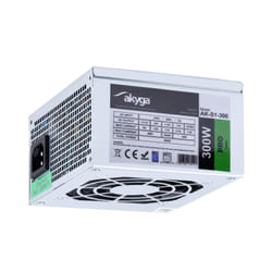 Akyga AK-S1-300 unité d'alimentation d'énergie 300 W 20+4 pin ATX SFX Argent