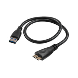 Akyga AK-USB-26 câble USB 0,5 m USB A Micro-USB B Noir