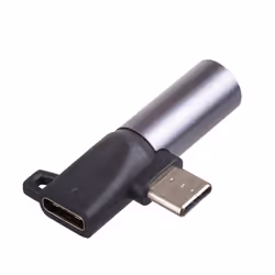 Akyga AK-AD-62 changeur de genre de câble USB type C Jack Noir