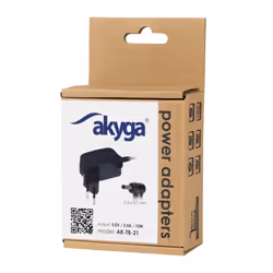 Akyga AK-TB-21 adaptateur de puissance & onduleur Intérieure 10 W Noir