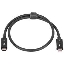 Akyga AK-USB-33 câble USB 0,5 m Thunderbolt 3 USB C Noir