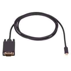 Akyga AK-AV-17 câble vidéo et adaptateur 1,5 m VGA (D-Sub) USB Type-C Noir