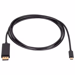 Akyga AK-AV-16, 1,8 m, DisplayPort, USB Type-C, Mâle, Mâle, Or
