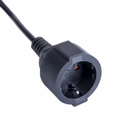 Akyga AK-PC-13A câble électrique Noir 1 m Coupleur C14 CEE7/3