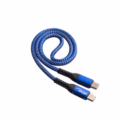 Akyga AK-USB-36, 0,5 m, USB C, USB C, USB 2.0, Bleu