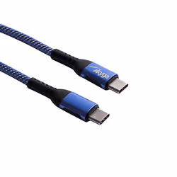 Akyga AK-USB-38 câble USB 1,8 m USB 2.0 USB C Bleu