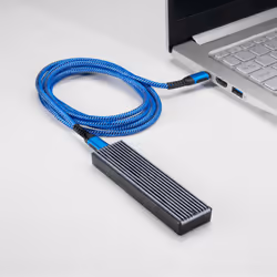 Akyga AK-USB-38 câble USB 1,8 m USB 2.0 USB C Bleu