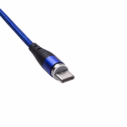 Akyga AK-USB-43 câble USB 2 m USB 2.0 USB C USB A Bleu