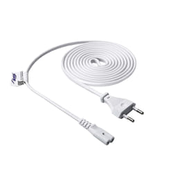 Akyga AK-RD-06A câble électrique Blanc 1,5 m Coupleur C7 CEE7/16