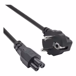 Akyga AK-NB-08C câble électrique Noir 1 m CEE 7/7 IEC C5