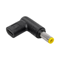Akyga AK-ND-C01 changeur de genre de câble USB-C 5.5 x 2.5 mm Noir