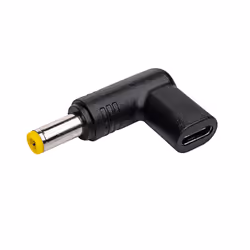 Akyga AK-ND-C01 changeur de genre de câble USB-C 5.5 x 2.5 mm Noir