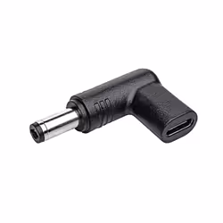 Akyga AK-ND-C02 changeur de genre de câble USB-C 5.5 x 2.1 mm Noir