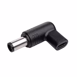 Akyga AK-ND-C08 changeur de genre de câble USB-C 7.4 x 5.0 mm Noir