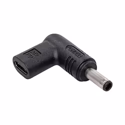 Akyga AK-ND-C10, USB-C, 4.5 x 3.0 mm, Noir