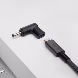 Akyga AK-ND-C15 changeur de genre de câble USB-C 4.0 x 1.35 mm Noir