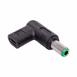 Akyga AK-ND-C18, USB-C, 6.3 x 3.0 mm, Noir